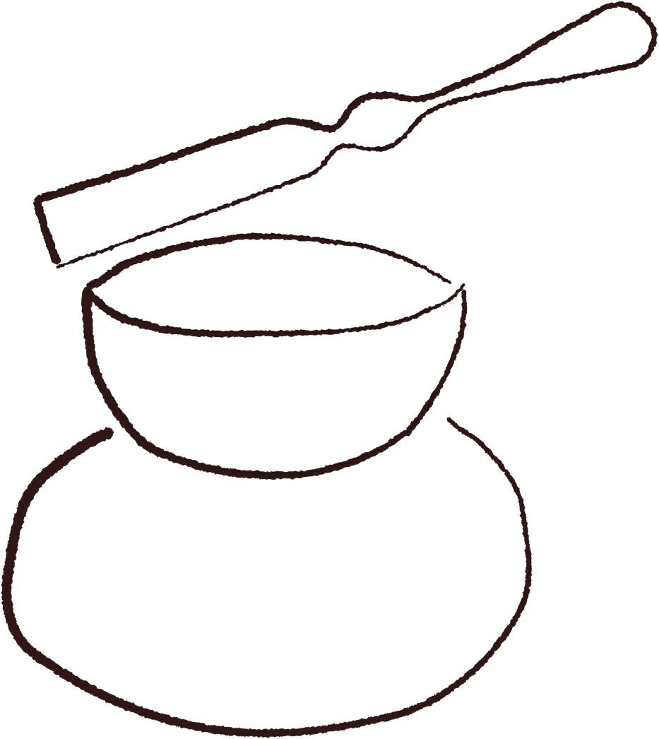 Meditation bell symbol representing mindfulness practice
